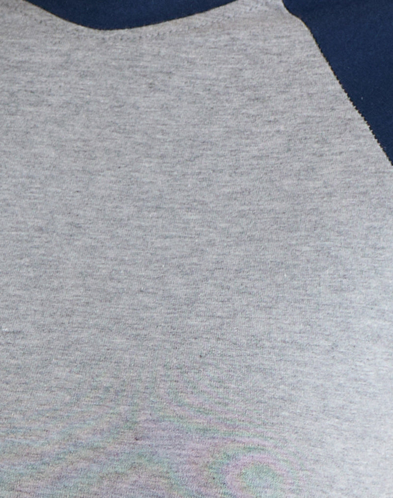 Women's Fitted Tee with Crew Neckline in Navy for Everyday Wear