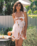 Women's Floral Mini Dress in Floral for Date Night