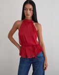 Women's Halterneck Top in R Flattering Fit for Everyday Wear