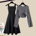 Women's Knit Shift Midi Dress for Date Night