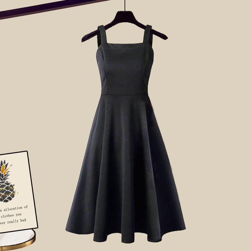 Women's Knit Shift Midi Dress for Date Night