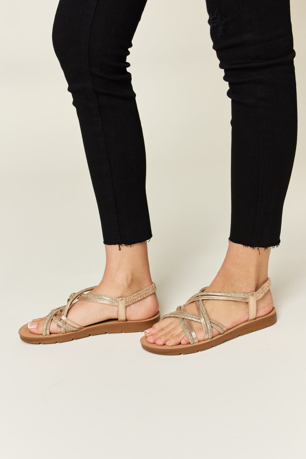 Women's Heeled Evening Sandals with Cushioned Sole for All-Day Comfort