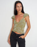Women's Fashion Top in Oli Flattering Fit for Everyday Wear