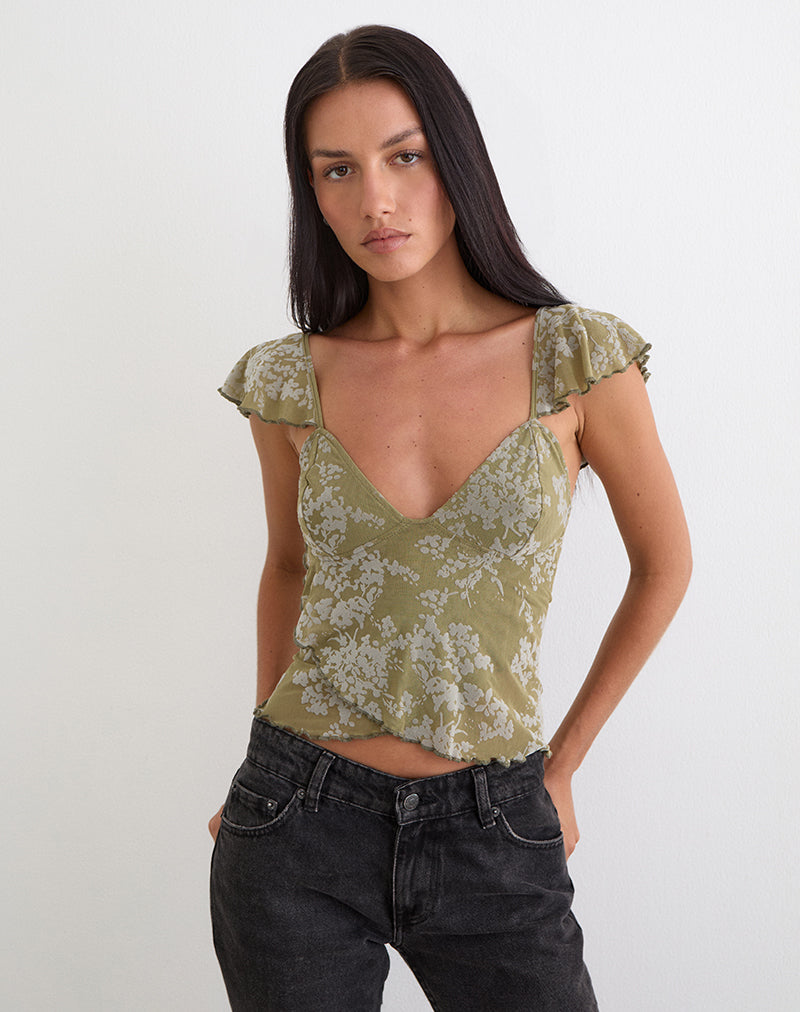 Women's Fashion Top in Oli Flattering Fit for Everyday Wear