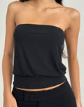 Women's Fashion Top in Black Flattering Fit for Everyday Wear