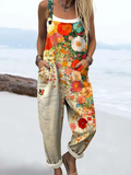 Women's Floral Flowy Midi Dress in Floral for Date Night