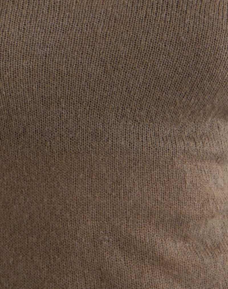 Women's Knit Halterneck Top Flattering Fit for Everyday Wear