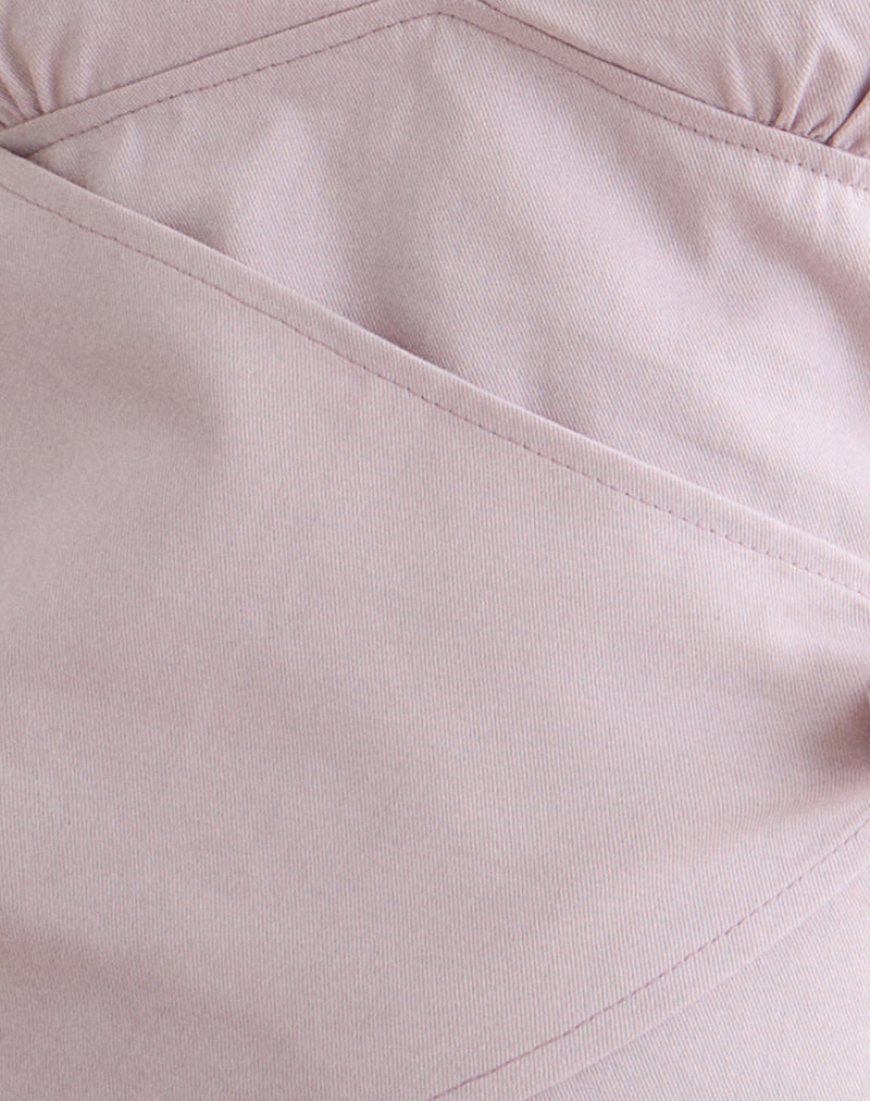 Women's Cotton Halterneck Top in Pink for Everyday Wear